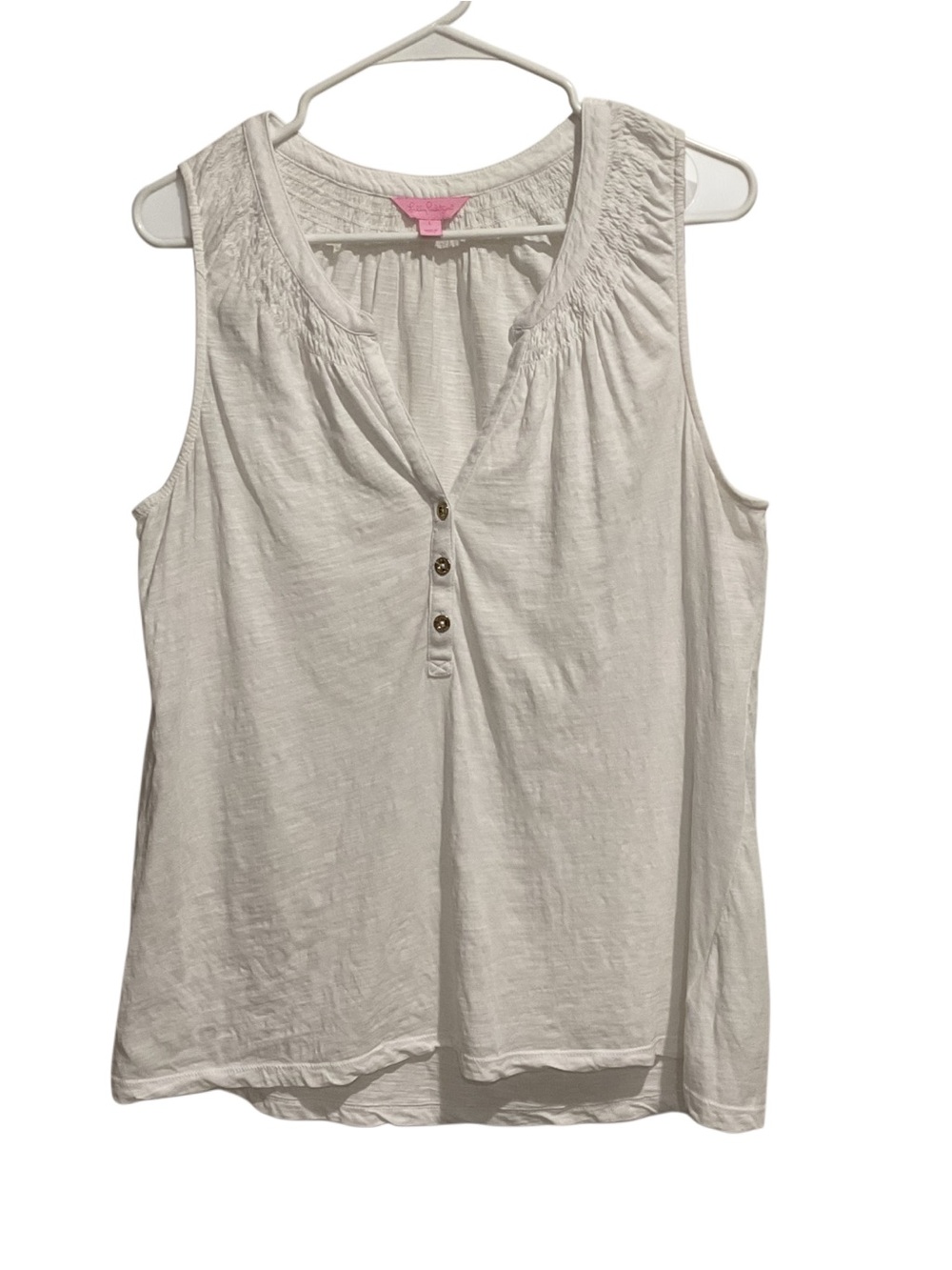 Lilly Pulitzer Women’s Essie Sleeveless Tank Top White